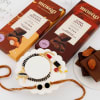 Quirky Bhai Bhabhi Rakhi With Premium Chocolates Online