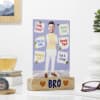 Gift Quirky Personalized Bro Photo Stand Caricature