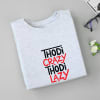 Gift Quirky Personalized Cotton T-Shirt for Women - Ecru