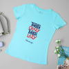 Quirky Personalized Cotton T-Shirt for Women - Mint Online