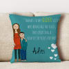Buy Quirky Personalized Satin Pillow for Sister