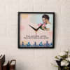 Quirky Women's Day Personalized Photo Frame Wall Clock Online
