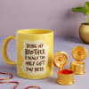 Quirky Yellow Mug For Bhai Dooj Online