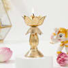 Radiant Brass Lotus Diya Online