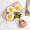 Radiant Handcrafted Crochet Daisies Bouquet Online