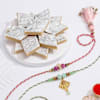 Radiant Pearl Rakhis Gift Combo Online
