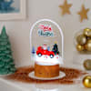 Gift Radiant Personalized Merry Christmas LED Lamp - Brown Base