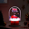 Radiant Personalized Merry Christmas LED Lamp - Brown Base Online