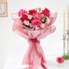 Radiant Pink Blossoms Bouquet Online