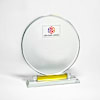 Radiant Round Crystal Trophy Online