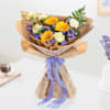 Gift Radiant Sunshine And Purple Pop Bouquet