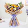 Radiant Sunshine And Purple Pop Bouquet Online