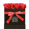 Radiantly Red Roses with Viva Flora Branded Box Online