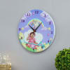 Gift Rainbow And Unicorn Personalized Wooden Wall Clock