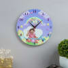 Rainbow And Unicorn Personalized Wooden Wall Clock Online