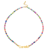 Gift Rainbow String Personalized Kids Pendant Necklace