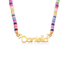 Rainbow String Personalized Kids Pendant Necklace Online