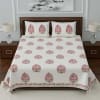 Rajasthani Block Printed Double Bedsheet with Pillow Covers Online