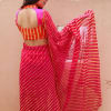 Buy Rajasthani Leheriya Designer Chiffon Saree