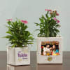 Rakhi Personalized Ceramic Planter (Set of 2) Online