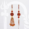 Gift Rakhi Set With Dry Fruits And Healthy Mixes