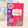 Buy Rakhi with Chocolates and Greeting Card hamper
