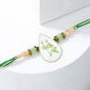 Rakhi with Natural Flowers & Resins Online