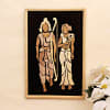 Ram & Sita Wooden Relief Painting Online
