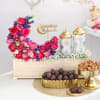 Ramadan Mubarak - Flowers And Nibbles Arrangement Online