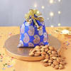 Gift Rasgulla With Almonds In Potli