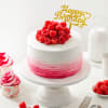 Gift Raspberry Ombre Birthday Cake (Half Kg)