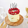 Shop Raspberry Vanilla Birthday Cake (1 Kg)