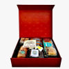 Red and Gold Diwali Gift Box with Premium Monarch Playing Cards Online
