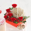 Buy Red Bright Roses In A Box