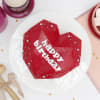 Gift Red Heart Pinata Cake (1 Kg)