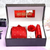 Buy Red Necktie Set in Personalized Gift Box