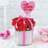 Gift Red Romance In Vase