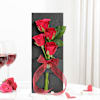 Gift Red Roses And Bloom Perfume Charm Combo