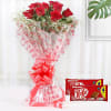 RED ROSES AND KITKAT CHOCOLATES Online