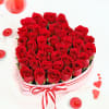 Red Roses in Heart Shaped Gift Box (30 Stems) Online