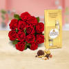 Red Roses with Ferrero Online