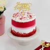 Gift Red Velvet Birthday Special Cake (1 Kg)