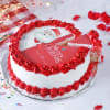 Shop Red Velvet Christmas Photo Cake (1 Kg)