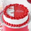 Red Velvet Christmas Photo Cake (Half Kg) Online