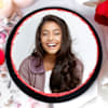 Gift Red Velvet Photo Cake