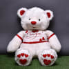 Red & White Fur Big Teddy Bear Online