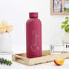 Buy Refreshing Sip Personalized Matte Finish Bottle - Pink
