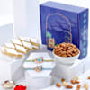 Regal Peacock Rakhi Treat Hamper Online
