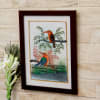 Gift Regal Redbills Birds Silk Painting