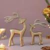 Gift Reindeer Decor And Lantern Christmas Gift Set